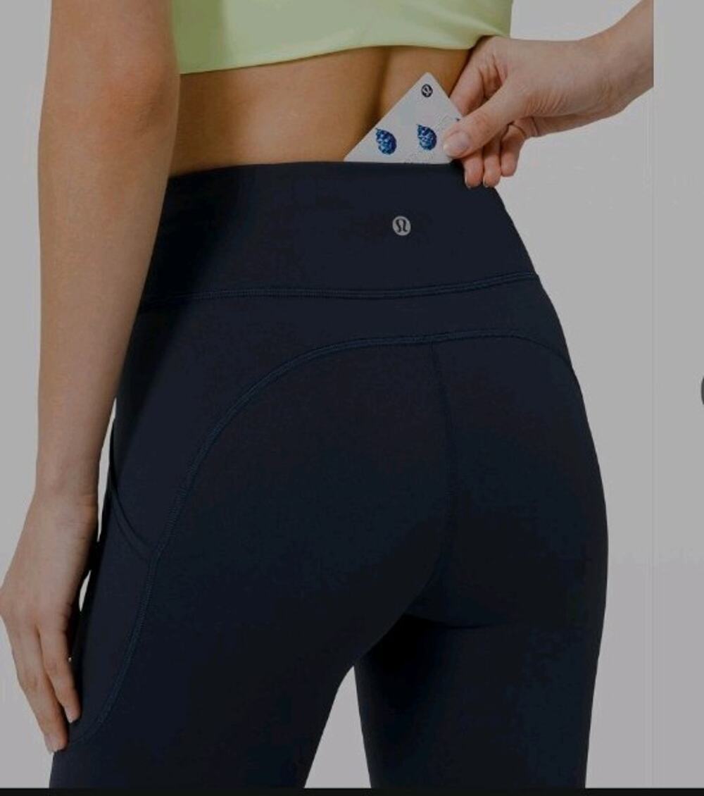 Lululemon Invigorate High-Rise Tight 25” Navy Size 6 Yoga Training